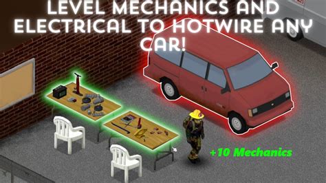 how to improve electrical project zomboid|How to Hotwire and how to increase your Mechanics .